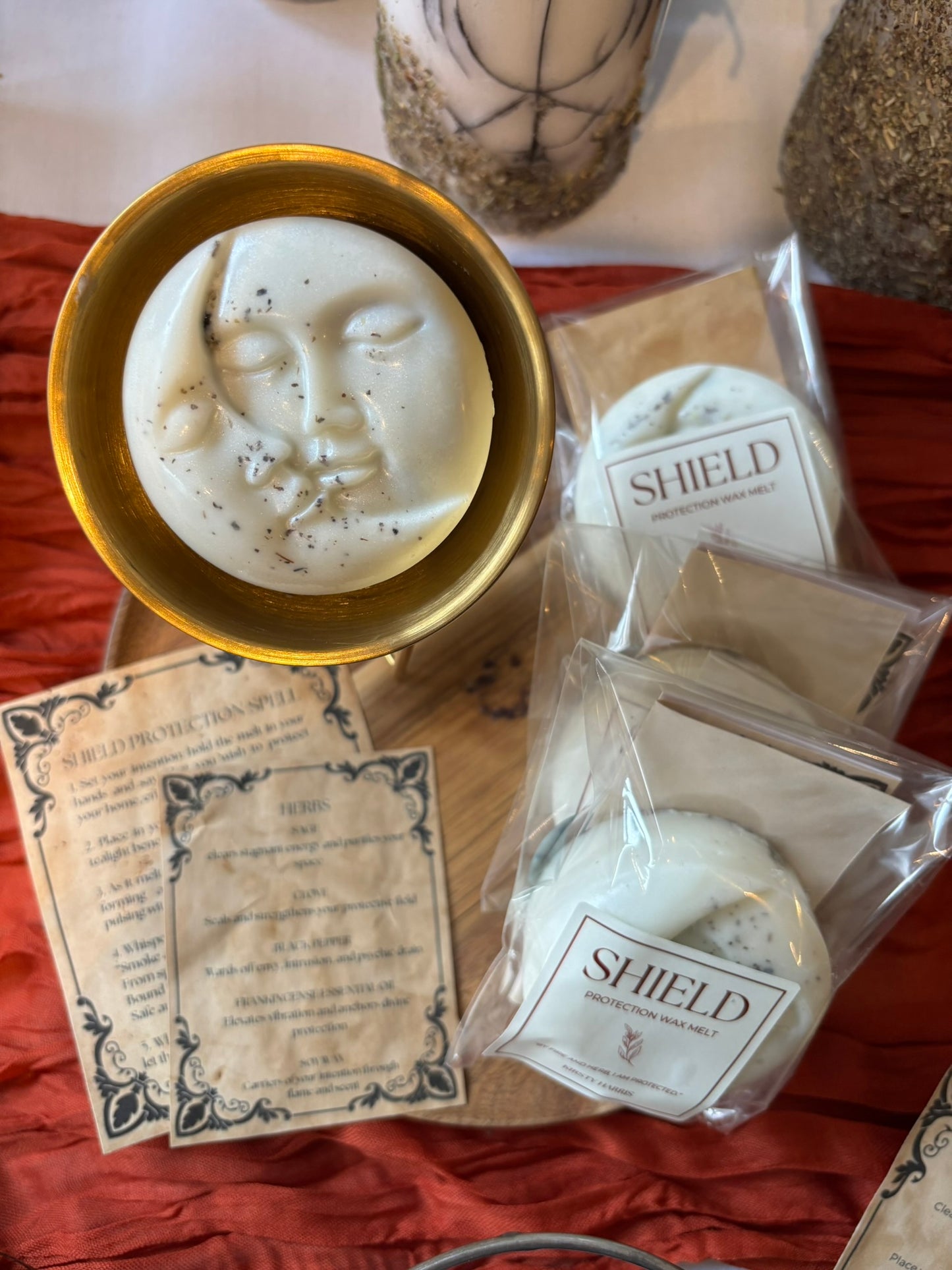 Shield Protection Wax Melt Spell