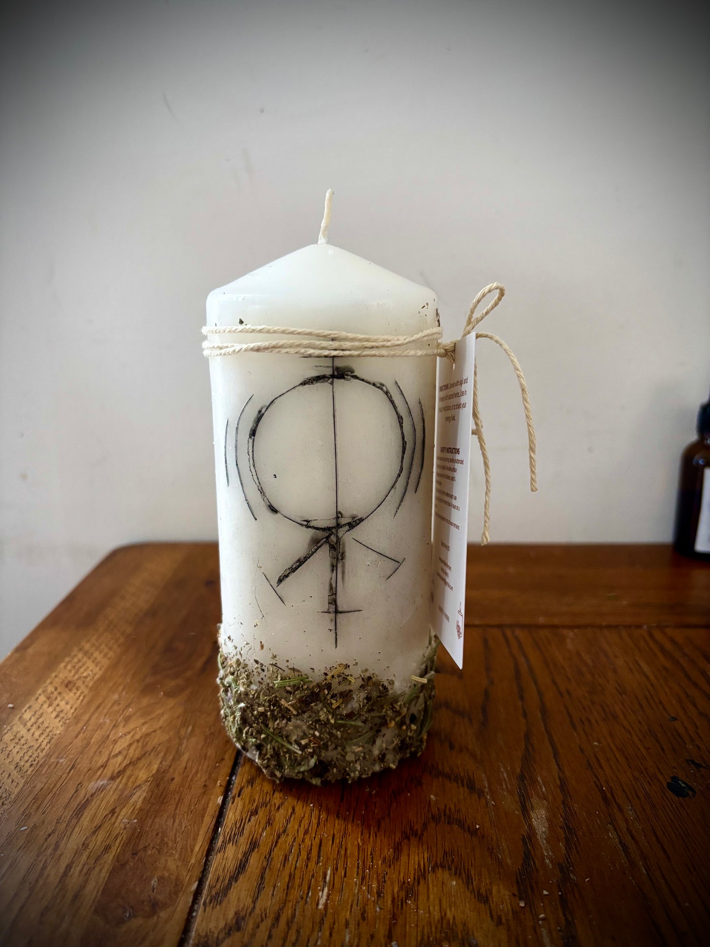 Small Shield Protection Candle
