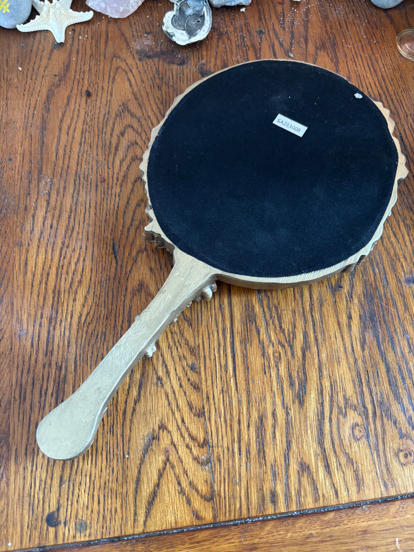 Vintage Inspired Floral Hand Mirror