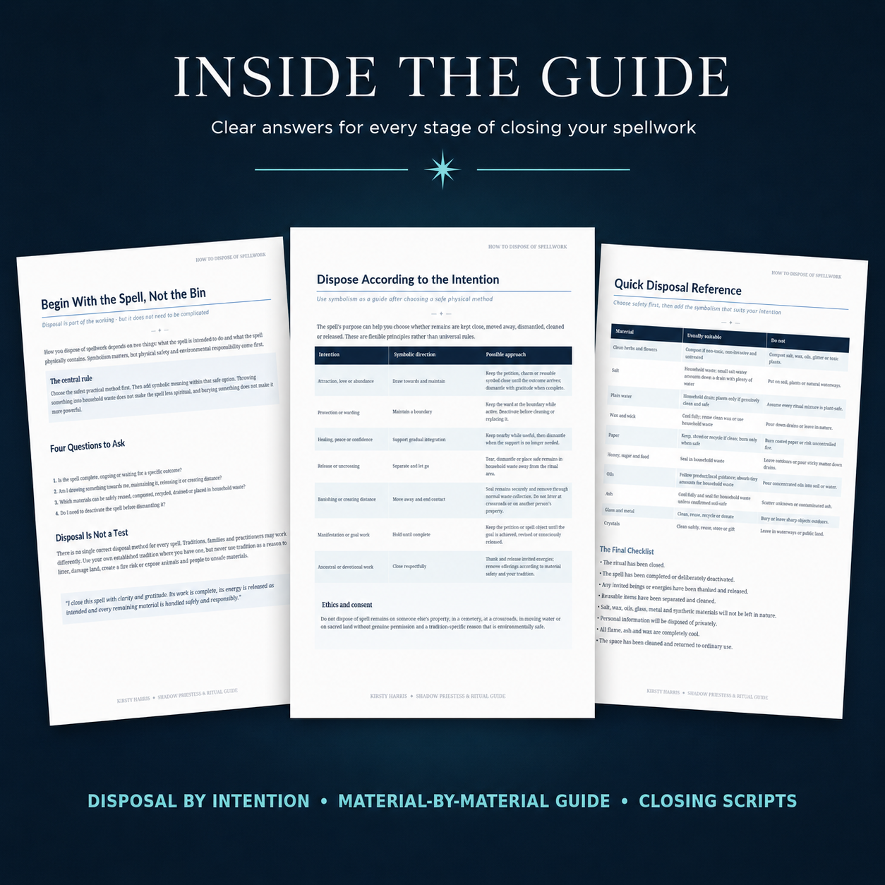 How to Dispose of Spell Work eBook
