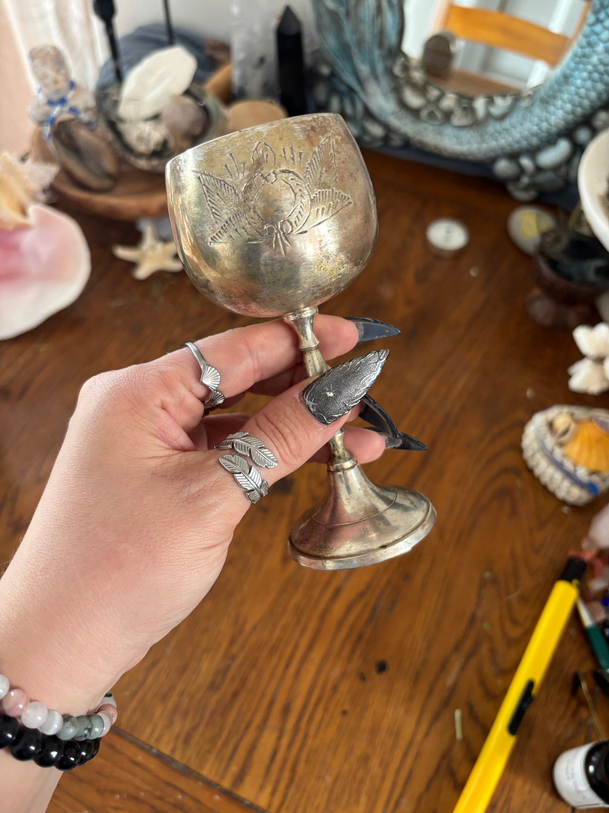 Gold Tone Chalice
