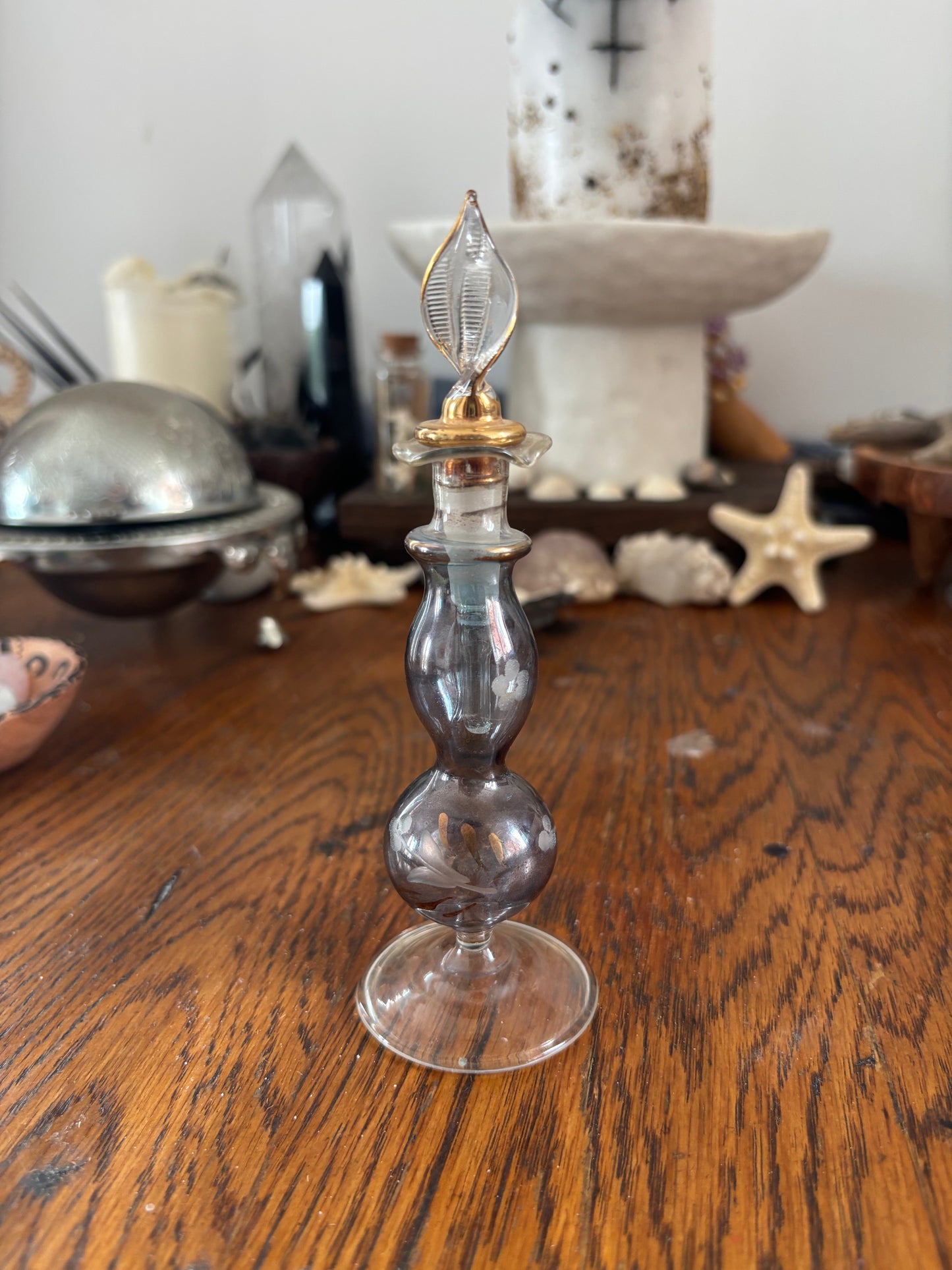 Vintage Glass Apothecary Bottle